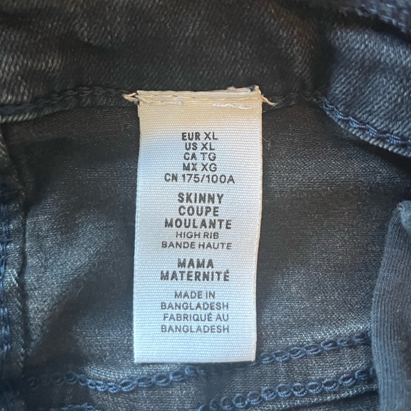 H&M MAMA Maternity Jeans size XL - Picture 3 of 3